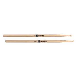 ProMark Drum Sticks FireGrain Hickory Drumsticks Rebound 5A Drumsticks Acorn Wood Tip for Larger Sweet Spot Consistent Weight and Pitch Drum Sticks Set 1 Pair 